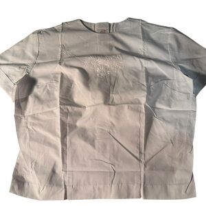 Charlotte’s Hand Embroidered White / Front Lace Design Blouse